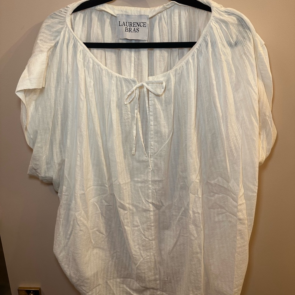 Laurence Bras Women's White Blouse - XL